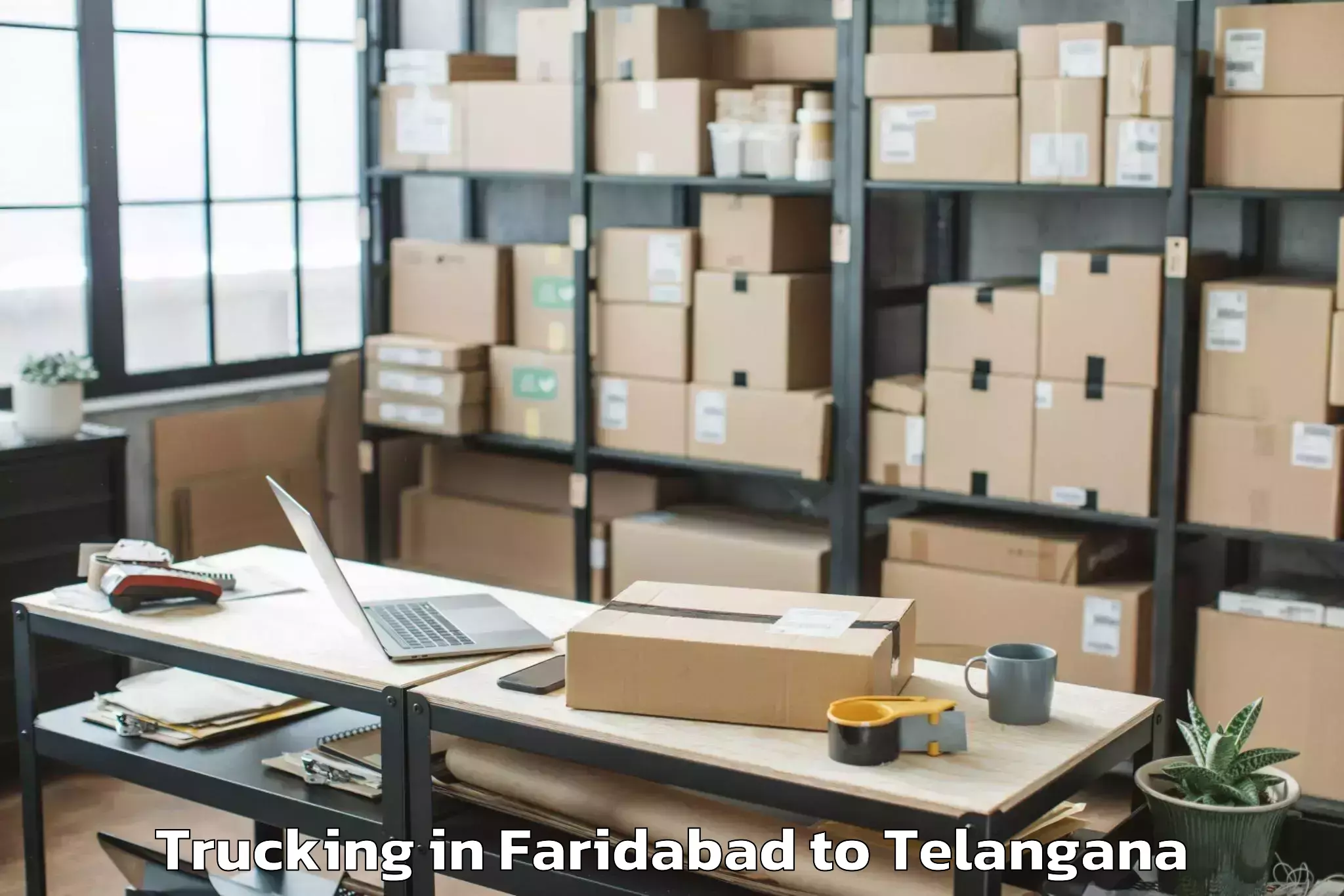 Leading Faridabad to Himayatnagar Trucking Provider